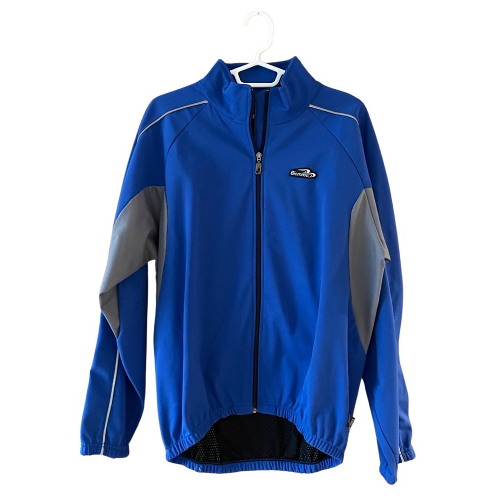 Biemme Blue Windbreaker Mens Jacket